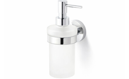CLASSIC - Dispensador de sabonete líquido / vidro mate / cromo
