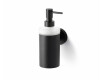 CLASSIC - Dispensador de sabonete líquido / caixa metálica, vidro mate / preto mate