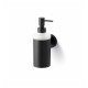 CLASSIC - Dispensador de sabonete líquido / caixa metálica, vidro mate / preto mate #1