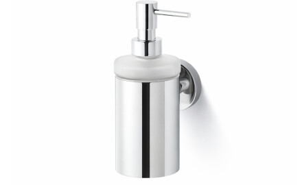 CLASSIC - Dispensador de sabonete líquido / caixa metálica, vidro mate / cromado