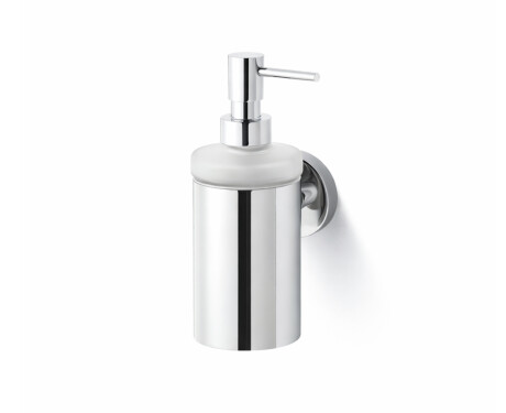 CLASSIC - Dispensador de sabonete líquido / caixa metálica, vidro mate / cromado