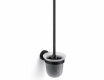 CLASSIC - Escova de sanita suspensa / vidro mate / preto mate