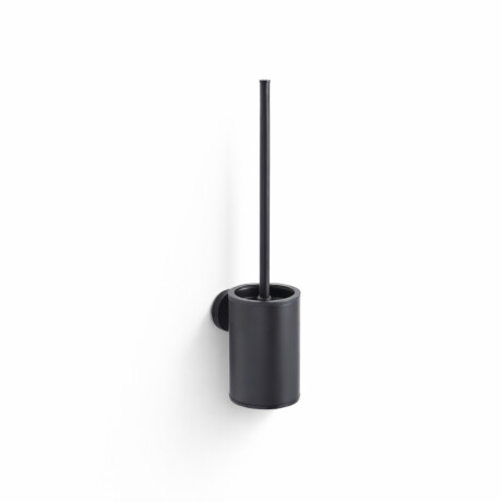 CLASSIC - Escova de sanita baixa para pendurar / recipiente metálico, cartucho em plástico / preto mate #1
