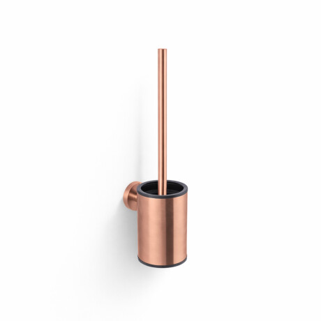 CLASSIC - Escova de sanita baixa para pendurar / recipiente metálico, cartucho em plástico / rosa dourado escovado #1