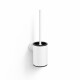 CLASSIC - Escova de sanita baixa para pendurar / recipiente metálico, cartucho em plástico / branco mate #1