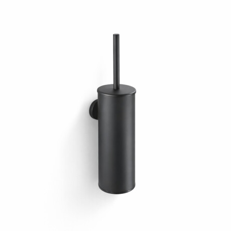CLASSIC - Escova de sanita alta para pendurar / recipiente metálico, cartucho em plástico / preto mate #1