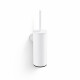 CLASSIC - Escova de sanita alta para pendurar / recipiente metálico, cartucho em plástico / branco mate #1