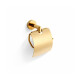 CLASSIC - Suporte para papel higiénico / com cobertura / dourado brilhante #1
