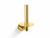 CLASSIC - Suporte com roseta para rolo de papel higiénico sobressalente / dourado brilhante