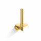 CLASSIC - Suporte com roseta para rolo de papel higiénico sobressalente / dourado brilhante #1