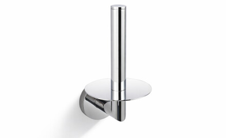 CLASSIC - Suporte com roseta para rolo de papel higiénico de reserva / cromado