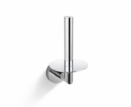 CLASSIC - Suporte com roseta para rolo de papel higiénico de reserva / cromado