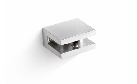 CLASSIC - Suporte/grampo para prateleiras de vidro 07.80160/50/40/30 - 2 unidades / cromado