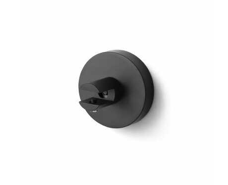 CLASSIC - Suporte com roseta para prateleiras de vidro 07.80160/50/40/30 - 2 unidades / preto mate