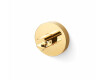 CLASSIC - Suporte com roseta para prateleiras de vidro 07.80160/50/40/30 - 2 unidades / dourado brilhante