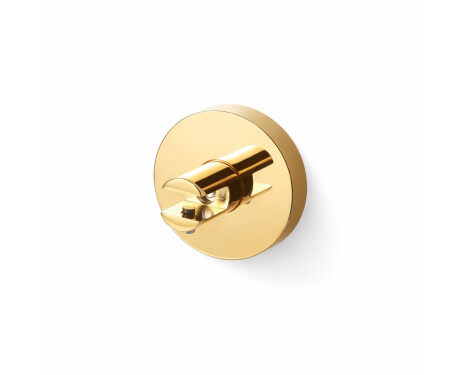 CLASSIC - Suporte com roseta para prateleiras de vidro 07.80160/50/40/30 - 2 unidades / dourado brilhante