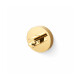 CLASSIC - Suporte com roseta para prateleiras de vidro 07.80160/50/40/30 - 2 unidades / dourado brilhante #1