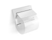MILANO - Suporte para papel higiénico / articulado com capa / cromado