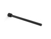 MEGAN - Suporte para toalhas / vertical simples / preto mate