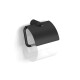 MEGAN - Suporte para papel higiénico / com capa / preto mate #1