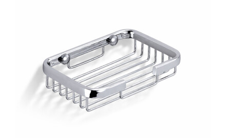 Cesto para sabonete 13x9x3 / cromado