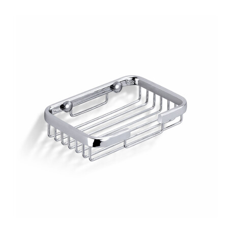 Cesto para sabonete 13x9x3 / cromado #1