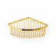 Cesto de canto 20x20x9 / dourado brilhante #1