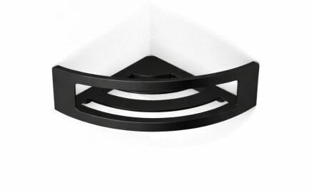 Cesto - prateleira de canto 16x16x8 / preto mate