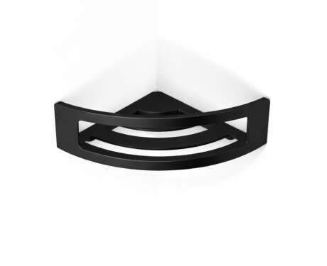 Cesto - prateleira de canto 16x16x8 / preto mate