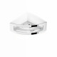 Cesto - prateleira de canto 16x16x8 / cromada #1