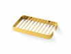 Cesto 16x10x2 / moldura larga / dourado brilhante