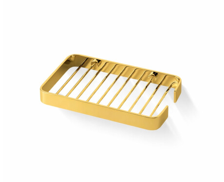 Cesto 16x10x2 / moldura larga / dourado brilhante