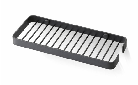 Cesto 24x10x2 / moldura larga / preto mate