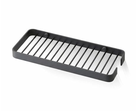 Cesto 24x10x2 / moldura larga / preto mate