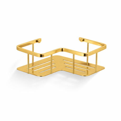 Cesto - prateleira de canto 20x20x7 / dourado brilhante #1