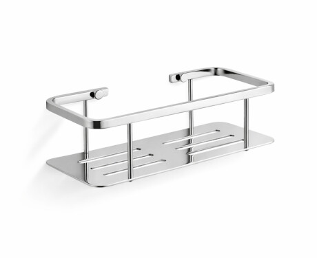 Cesto - prateleira de casa de banho 25x11x7 / aço polido