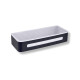 Cesto 29x12x5,5 / preto mate / cesto interior em plástico branco #1