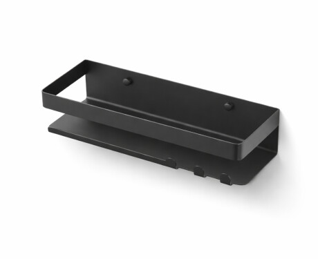 Cesto - prateleira de casa de banho 30,6 x 11,2 x 6,8 / preto mate