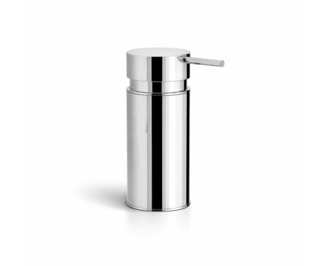 Dispensador de sabonete líquido de 0,15 L / redondo, para encastrar na bancada / cromado
