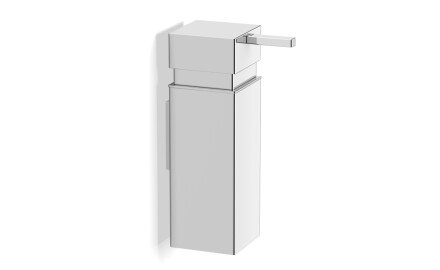 Dispensador de sabonete líquido de 0,25 L / quadrado / cromado