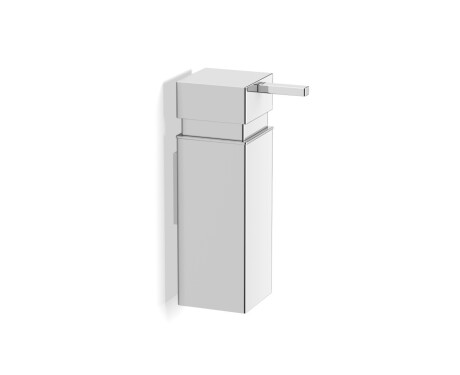 Dispensador de sabonete líquido de 0,25 L / quadrado / cromado