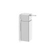 Dispensador de sabonete líquido de 0,25 L / quadrado / cromado #1