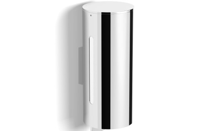 Dispensador de sabonete líquido de 0,5 L / sistema de dosagem inferior / cromado