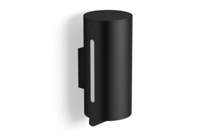 Dispensador de sabonete líquido de 0,3 L / sistema de dosagem inferior / preto mate