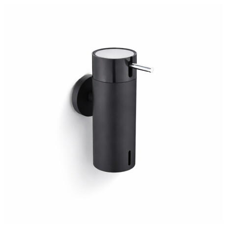 Dispensador de sabonete líquido 0,15 L / preto mate / bomba preta + aço polido #1