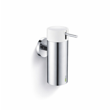 Dispensador de sabonete líquido 0,15 L / aço polido / bomba branca + aço polido #1
