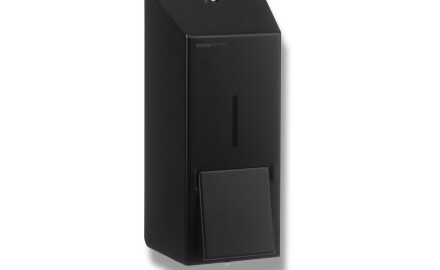 Dispensador de sabonete líquido de 0,8 L, série R1 / preto mate