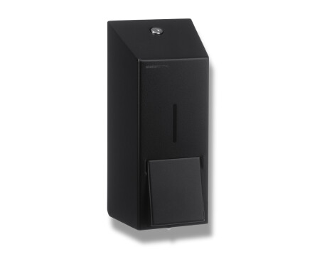 Dispensador de sabonete líquido de 0,8 L, série R1 / preto mate