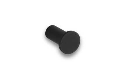 Gancho simples para toalha / preto mate