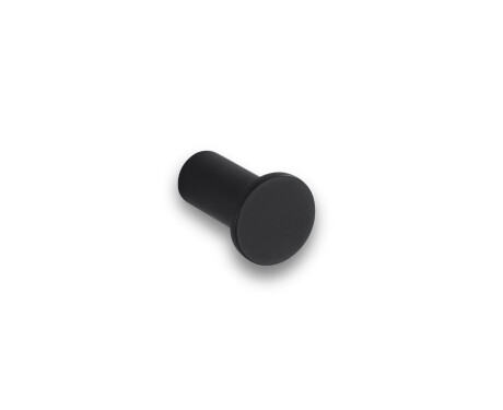 Gancho simples para toalha / preto mate